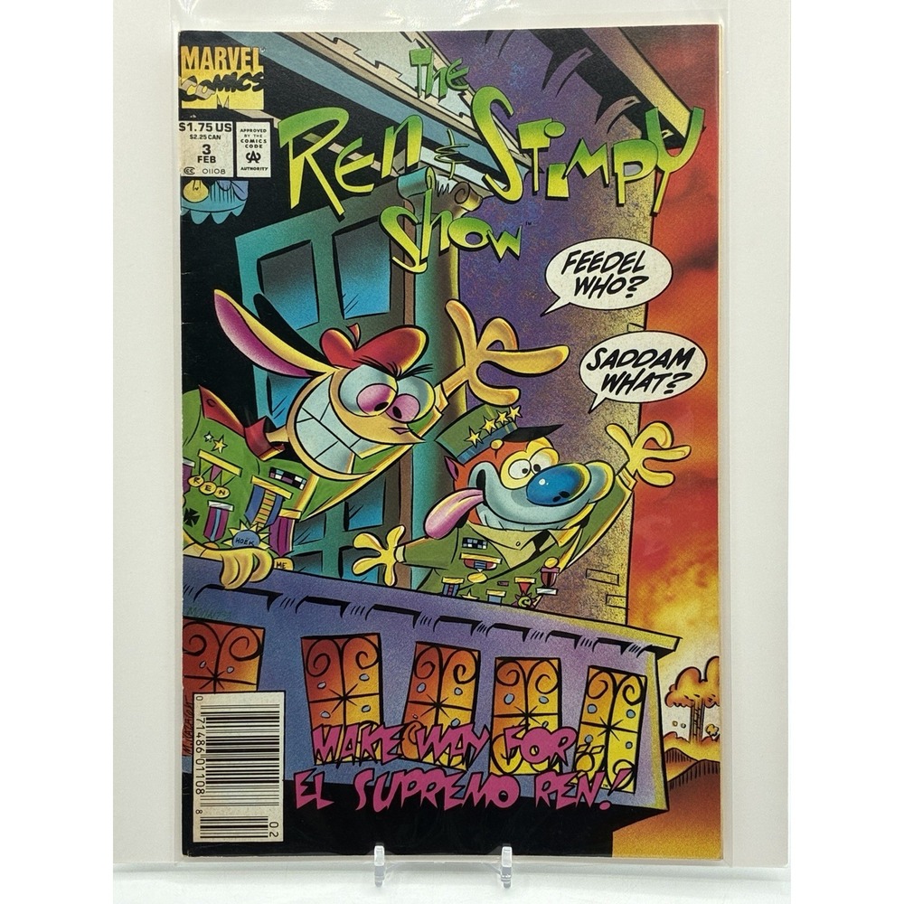 Marvel Comics The Ren and Stimpy Show #3 February 1993 Vintage Comic Book
